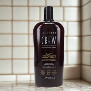 American Crew Daily Moisturizing Conditioner 33.8oz 1L Men Vegan Silicone-Free